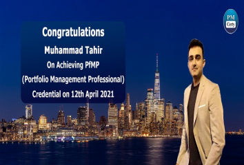 Congratulations Muhammed On Achieving PfMP..!